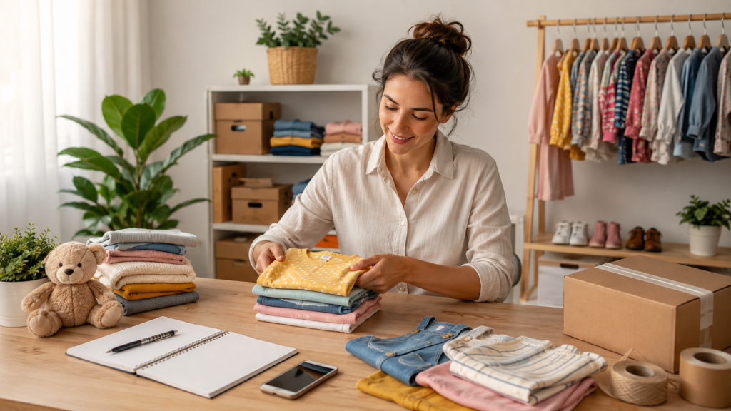 Como começar a revender roupa infantil
